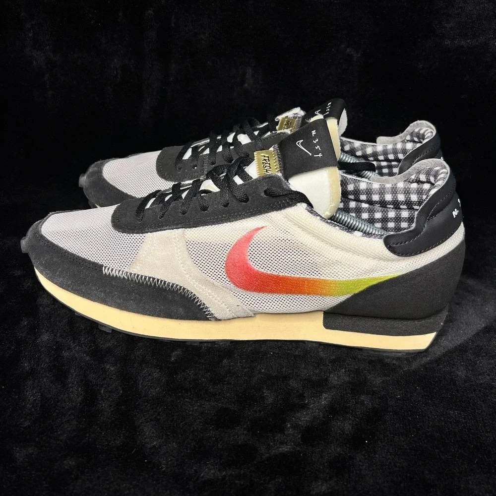 Nike Daybreak Type Fresh DJ5526-001 Sneaker Mens US 13 White Black Running Shoes